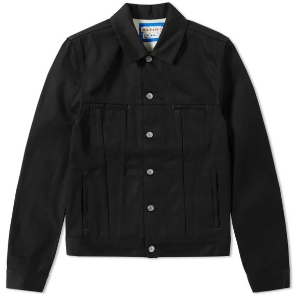 Acne Studios Bla Konst Black Denim Jacket - Picture 2 of 9